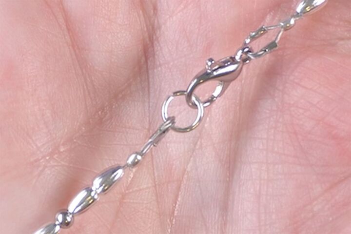 silver foil necklace tutorial