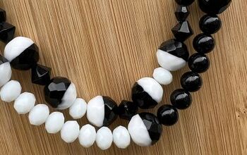 Black and White Necklace Tutorial - Times Two