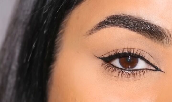 simple inner corner eyeliner tutorial, Completed inner corner eyeliner look