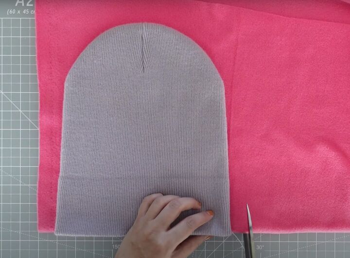 super easy diy gift how to sew a beanie, Beanie hat pattern
