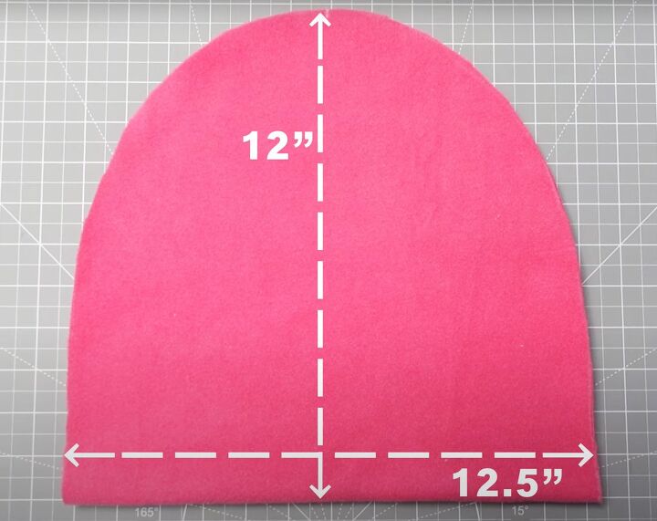 super easy diy gift how to sew a beanie, Beanie hat measurements