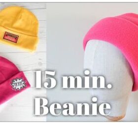 Super Easy DIY Gift: How to Sew a Beanie