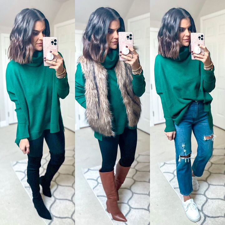 3 ways to style a holiday sweater