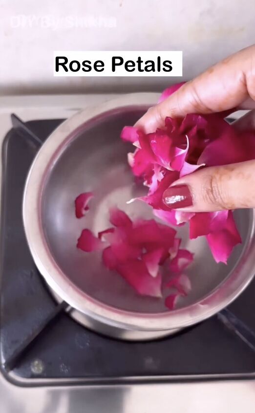 make your own rose water in 3 easy steps