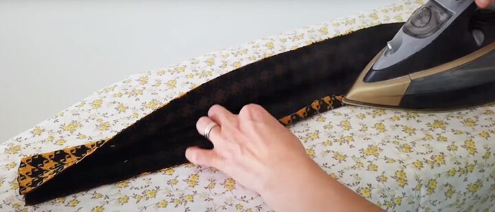 how to diy a classic tweed skirt, Ironing interfacing