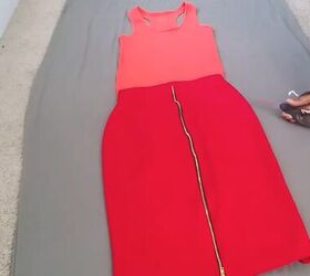 how to diy a super easy maxi dress, Preparing the maxi dress pattern