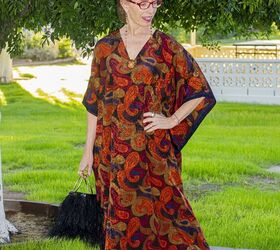 Add accessories with a caftan