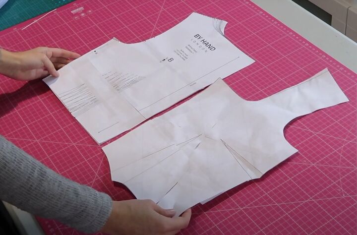 how to sew a beautiful square neck dress, Modifying square neck dress pattern