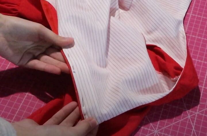 how to sew a beautiful square neck dress, Finishing touches