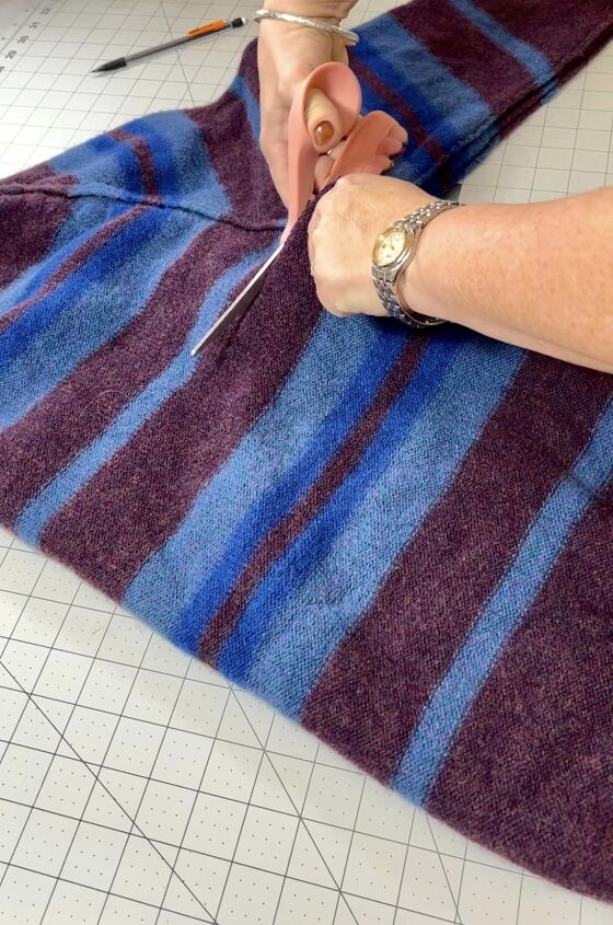 making a skirt from a sweater