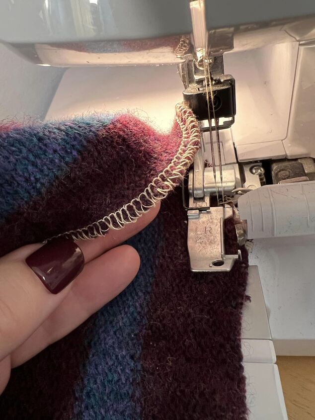 making a skirt from a sweater