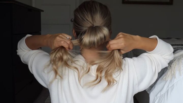 4 super cute christmas hairstyles that don t use heat, Classy twisty bun