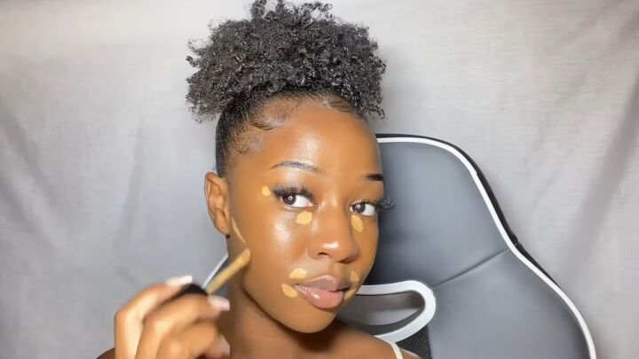 soft natural everyday makeup tutorial, Applying concealer