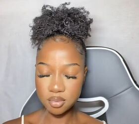 soft natural everyday makeup tutorial, Applying setting spray
