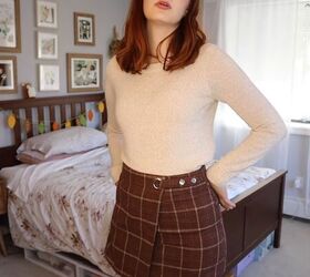 11 cute cottagecore winter outfit ideas, The wool mini skirt outfit