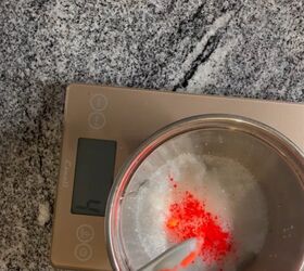 christmas gift idea easy diy bath soaks, Measuring salt
