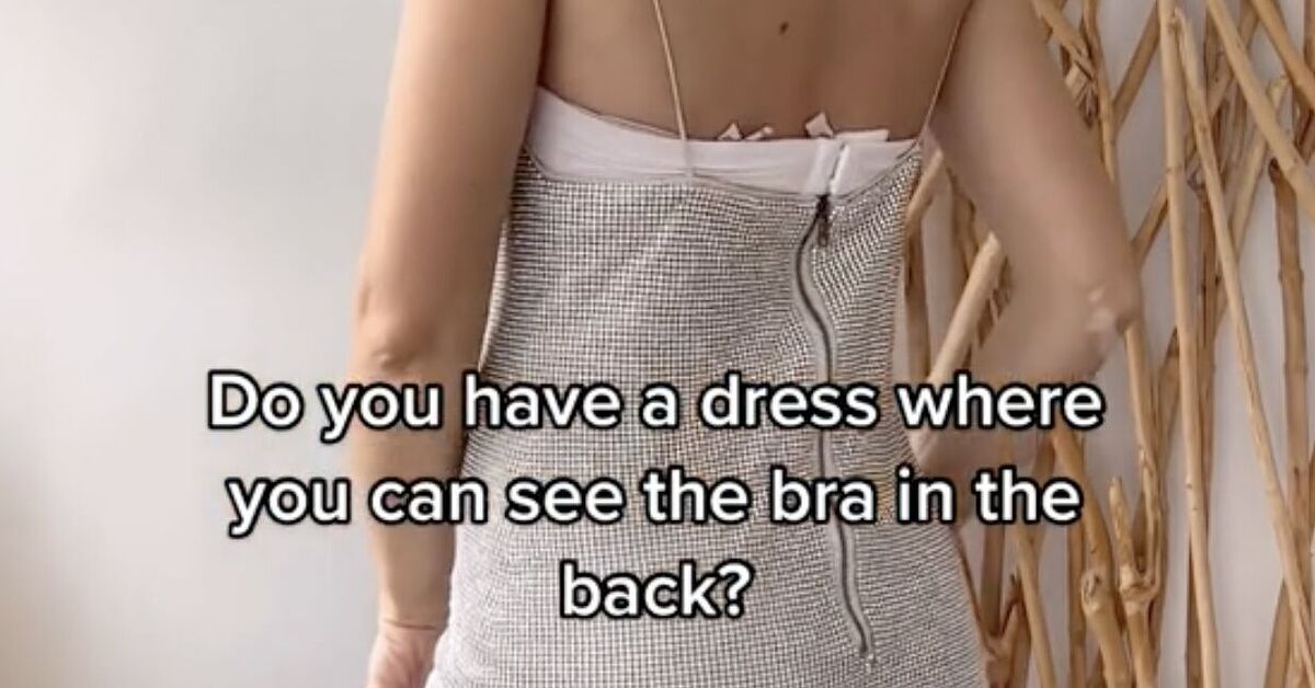 Bra Hack for Dresses With the Back Showing | Upstyle Bra Hack for Dresses With the Back Showing | Upstyle