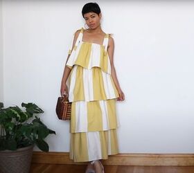 How to Sew a Ruffle Tiered Maxi Dress in 10 Easy Steps Upstyle