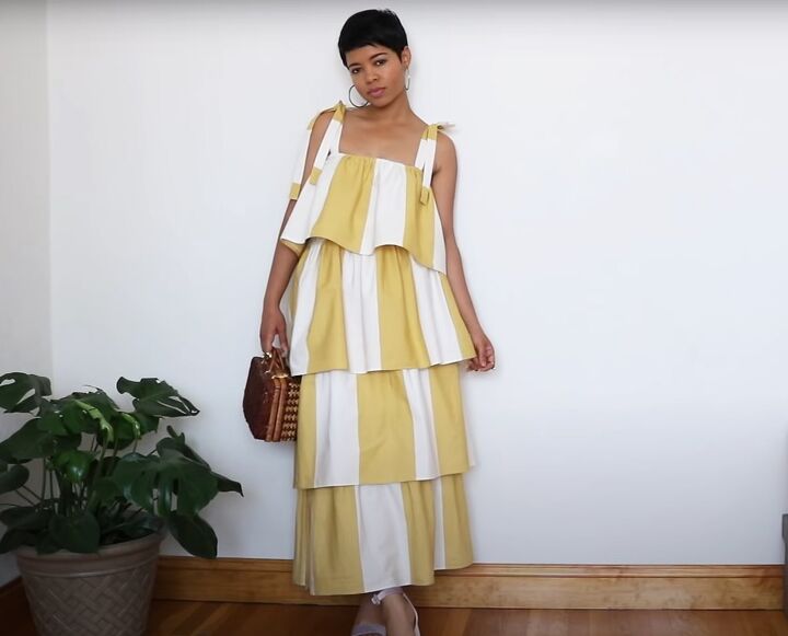 How to Sew a Ruffle Tiered Maxi Dress in 10 Easy Steps | Upstyle