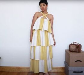 How to Sew a Ruffle Tiered Maxi Dress in 10 Easy Steps