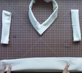 how to diy a super cozy sweater vest, Stitching ribbing