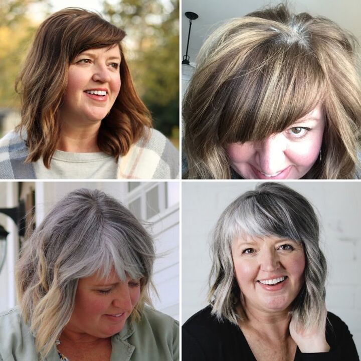 how to grow out gray hair without going insane, 19 month transition to gray hair Tips for growing out your gray without going insane YAY for GRAY grayhair transitiontograyhair