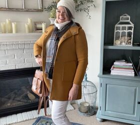 how to style 5 winter coats in different colors