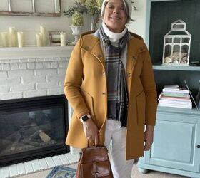 how to style 5 winter coats in different colors, Karins Kottage fashion