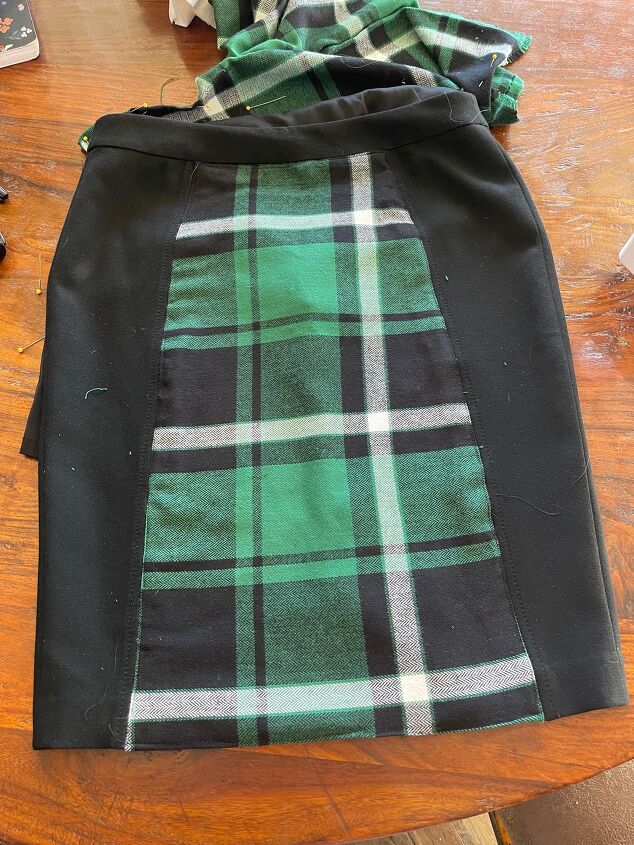 recover a thrifted skirt for a completely new look