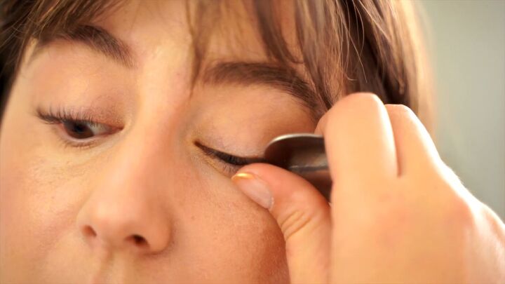 how to curl your eyelashes including with a spoon, How to curl eyelashes with a spoon