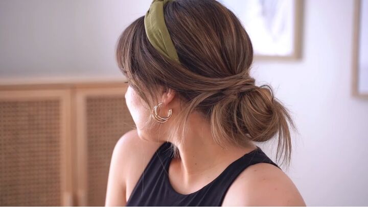 3 cute and simple hairstyles for a party, Messy bun 2 0