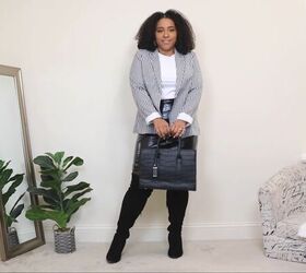 Put a blazer over your skirt for instant polish