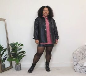 4 Super Sleek Ways to Wear a Leather Skirt in Winter