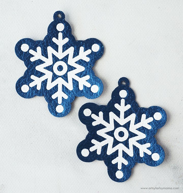 free snowflake earring cut file, Snowflake Earrings