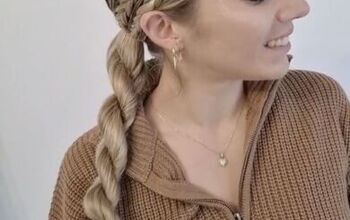 The Cutest Way to Tie All Your Hair Back With No Loose Strands