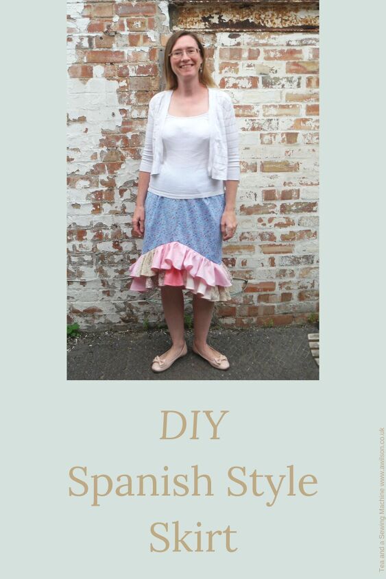 diy spanish style skirt, diy spanish style skirt