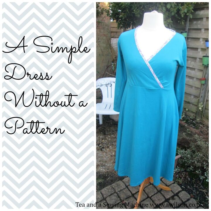 a simple dress without a pattern, Collage simple dress