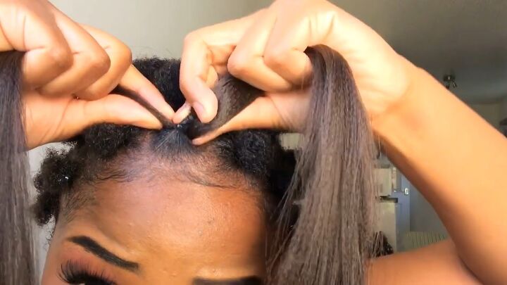how to do box braids on short natural hair, Twisting hair