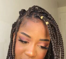 How To Do Box Braids On Short Natural Hair Upstyle 2000