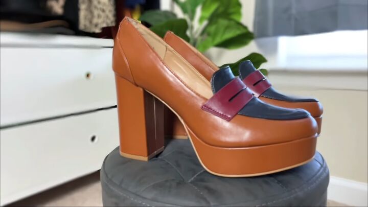 how to style platform shoes 4 sleek outfit ideas, Brown platform shoes