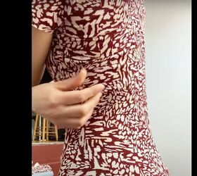 how to sew a cute slip t shirt dress, Fitting