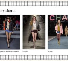how to shop your closet for fall winter 2022 trends, Wearing shorts in winter