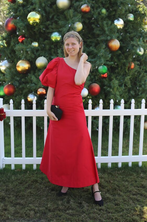 holiday red dress