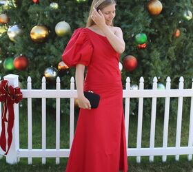 holiday red dress