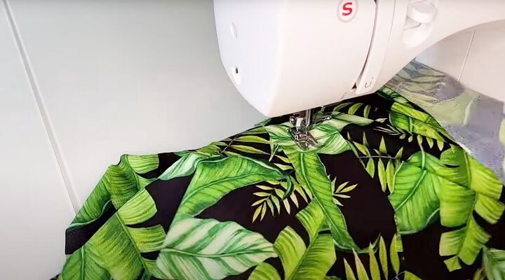 how to sew an easy drawstring ruched dress, Drawstrings