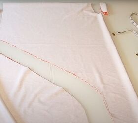 easy 8 step batwing dress sewing dress tutorial, Cutting top of dress