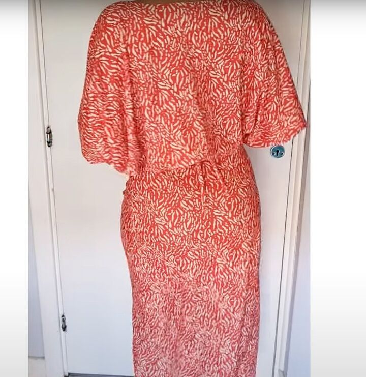 easy 8 step batwing dress sewing dress tutorial, Batwing dress