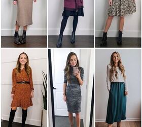 how to style a dress with boots, how to wear dresses and boots