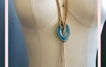 DIY Lariat Necklace With Geodes!