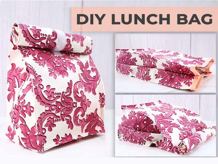 diy lunch bag with free pattern